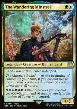 The Wandering Minstrel⁣ - Magic: The Gathering - FINAL FANTASY⁣ (Rare)⁣ [249]