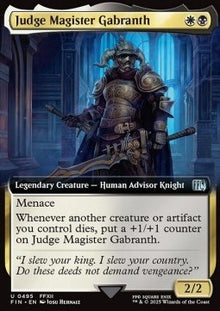 Judge Magister Gabranth⁣ - Magic: The Gathering - FINAL FANTASY: Extras⁣ (Uncommon)⁣ [495]