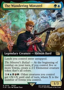 The Wandering Minstrel (V.2)⁣ - Magic: The Gathering - FINAL FANTASY: Extras⁣ (Rare)⁣ [515]