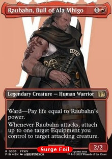 Raubahn, Bull of Ala Mhigo (V.3)⁣ - Magic: The Gathering - FINAL FANTASY: Extras⁣ (Rare)⁣ [533]