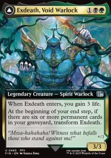 Exdeath, Void Warlock // Neo Exdeath, Dimension's End⁣ - Magic: The Gathering - FINAL FANTASY: Extras⁣ (Uncommon)⁣ [485]
