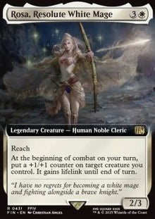 Rosa, Resolute White Mage (V.1)⁣ - Magic: The Gathering - FINAL FANTASY: Extras⁣ (Rare)⁣ [431]