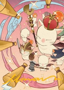 Art Series: Summon: Good King Mog XII (V.2)⁣ - Magic: The Gathering - FINAL FANTASY: Extras⁣ (Tip Card)⁣ [A41]