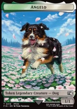 Angelo Token (GW 1/1) // Darkstar Token (WB 2/2)⁣ - Magic: The Gathering - FINAL FANTASY: Tokens⁣ (Token)⁣ [T 19/20]