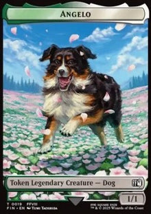 Angelo Token (GW 1/1) // Darkstar Token (WB 2/2)⁣ - Magic: The Gathering - FINAL FANTASY: Tokens⁣ (Token)⁣ [T 19/20]