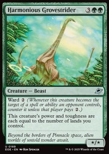 Harmonious Grovestrider⁣ - Edge of Eternities⁣ (Uncommon)⁣ [189]