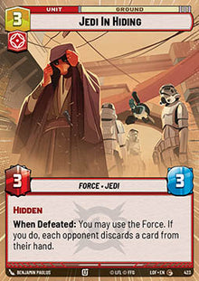 Jedi In Hiding (V.1) - Legends of the Force: Extras (Common) [XLOF-423]