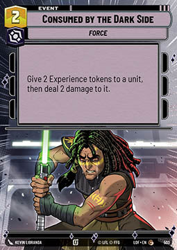 Consumed by the Dark Side (V.1) - Legends of the Force: Extras (Common) [XLOF-503]