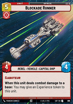 Blockade Runner (V.2) - Legends of the Force: Extras (Uncommon) [XLOF-906]