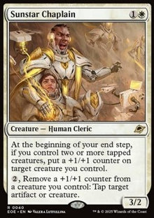 Sunstar Chaplain⁣ - Edge of Eternities⁣ (Rare)⁣ [40]
