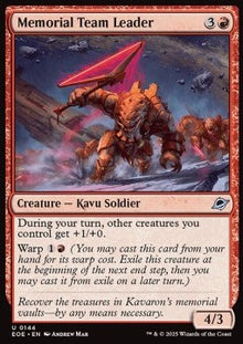 Memorial Team Leader⁣ - Edge of Eternities⁣ (Uncommon)⁣ [144]
