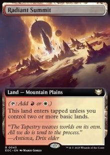Radiant Summit⁣ - Commander: Edge of Eternities: Extras⁣ (Rare)⁣ [43]
