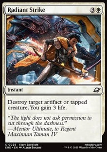 Radiant Strike⁣ - Edge of Eternities⁣ (Common)⁣ [29]
