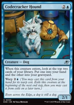 Codecracker Hound⁣ - Edge of Eternities⁣ (Uncommon)⁣ [50]