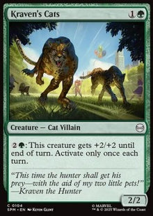 Kraven's Cats - Magic: The Gathering | Marvel's Spider-Man (Common) [SPM-104]