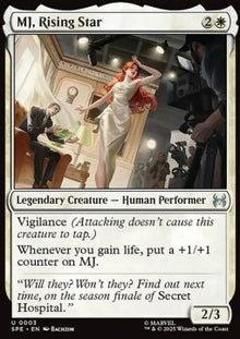 MJ, Rising Star - Magic: The Gathering | Marvel's Spider-Man: Eternal (Uncommon) [SPE-3]