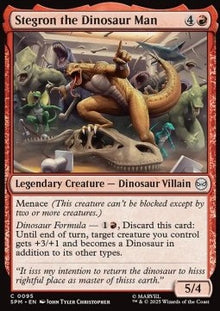 Stegron the Dinosaur Man - Magic: The Gathering | Marvel's Spider-Man (Common) [SPM-95]