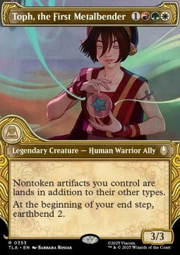 Toph, the First Metalbender (V.1) - Magic: The Gathering | Avatar: The Last Airbender: Extras (Rare) [XTLA-353]