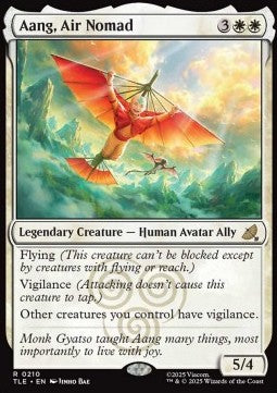 Aang, Air Nomad (V.1) - Magic: The Gathering | Avatar: The Last Airbender: Eternal (Rare) [TLE-210]