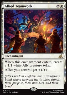 Allied Teamwork - Magic: The Gathering | Avatar: The Last Airbender: Eternal (Rare) [TLE-213]