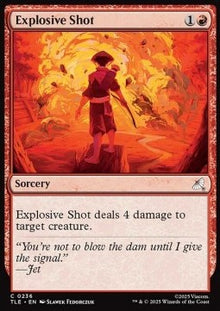 Explosive Shot (V.1) - Magic: The Gathering | Avatar: The Last Airbender: Eternal (Common) [TLE-236]