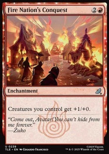 Fire Nation's Conquest (V.1) - Magic: The Gathering | Avatar: The Last Airbender: Eternal (Uncommon) [TLE-239]