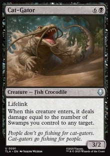 Cat-Gator - Magic: The Gathering | Avatar: The Last Airbender (Uncommon) [TLA-91]