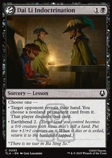 Dai Li Indoctrination - Magic: The Gathering | Avatar: The Last Airbender (Common) [TLA-93]