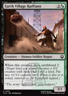 Earth Village Ruffians - Magic: The Gathering | Avatar: The Last Airbender (Common) [TLA-219]