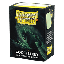 100 Dragon Shield Sleeves - Matte Dual Gooseberry