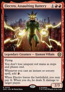 Electro, Assaulting Battery - Magic: The Gathering | Marvel's Spider-Man (Rare) [SPM-76]