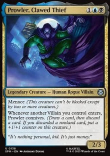 Prowler, Clawed Thief - Magic: The Gathering | Marvel's Spider-Man (Uncommon) [SPM-138]