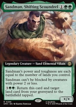 Sandman, Shifting Scoundrel - Magic: The Gathering | Marvel's Spider-Man: Extras (Rare) [XSPM-266]