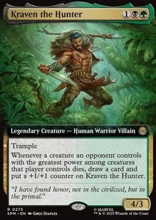 Kraven the Hunter - Magic: The Gathering | Marvel's Spider-Man: Extras (Rare) [XSPM-273]