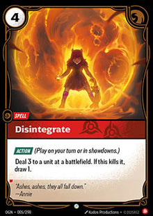 Disintegrate - Origins (Common) [OGN-005]