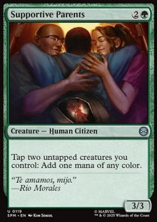 Supportive Parents - Magic: The Gathering | Marvel's Spider-Man (Uncommon) [SPM-119]