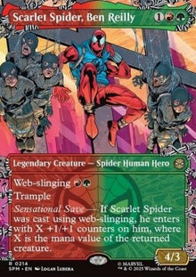 Scarlet Spider, Ben Reilly - Magic: The Gathering | Marvel's Spider-Man: Extras (Rare) [XSPM-214]