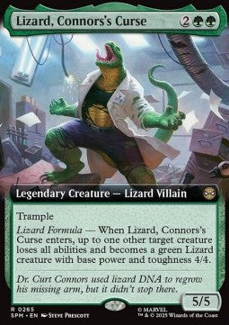 Lizard, Connors's Curse - Magic: The Gathering | Marvel's Spider-Man: Extras (Rare) [XSPM-265]