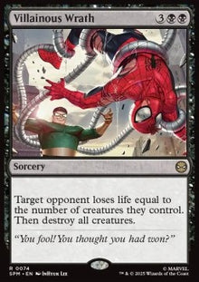 Villainous Wrath - Magic: The Gathering | Marvel's Spider-Man (Rare) [SPM-74]