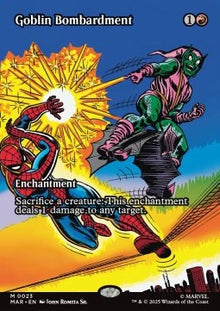 Goblin Bombardment - Magic: The Gathering | Marvel's Spider-Man: Source Material Cards (Mythic) [MAR-23]
