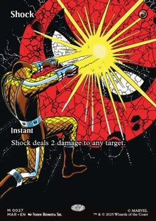 Shock - Magic: The Gathering | Marvel's Spider-Man: Source Material Cards (Mythic) [MAR-27]