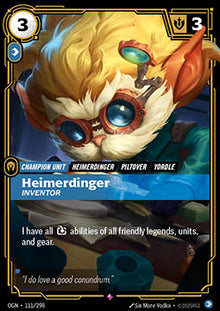Heimerdinger, Inventor - Origins (Rare) [OGN-111]