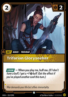 Trifarian Gloryseeker - Origins (Common) [OGN-217]