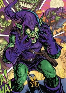 Art Series: Green Goblin (V.4) - Magic: The Gathering | Marvel's Spider-Man: Extras (Tip Card) [XSPM-A49]