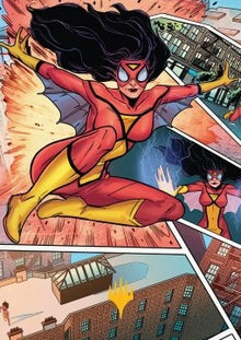 Art Series: Spider-Woman, Stunning Savior (V.2) - Magic: The Gathering | Marvel's Spider-Man: Extras (Tip Card) [XSPM-A51]