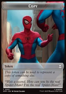 Copy Token // Human Citizen Token (GW 1/1) - Magic: The Gathering | Marvel's Spider-Man: Tokens (Token) [TSPM-T 1/4]