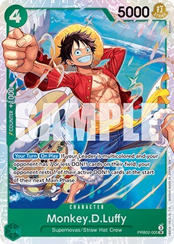Monkey.D.Luffy (PRB02-005) (V.1)