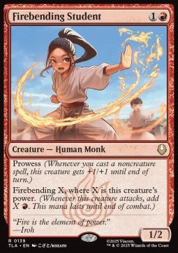 Firebending Student - Magic: The Gathering | Avatar: The Last Airbender (Rare) [TLA-139]