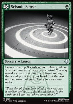 Seismic Sense - Magic: The Gathering | Avatar: The Last Airbender (Uncommon) [TLA-195]