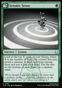 Seismic Sense - Magic: The Gathering | Avatar: The Last Airbender (Uncommon) [TLA-195]